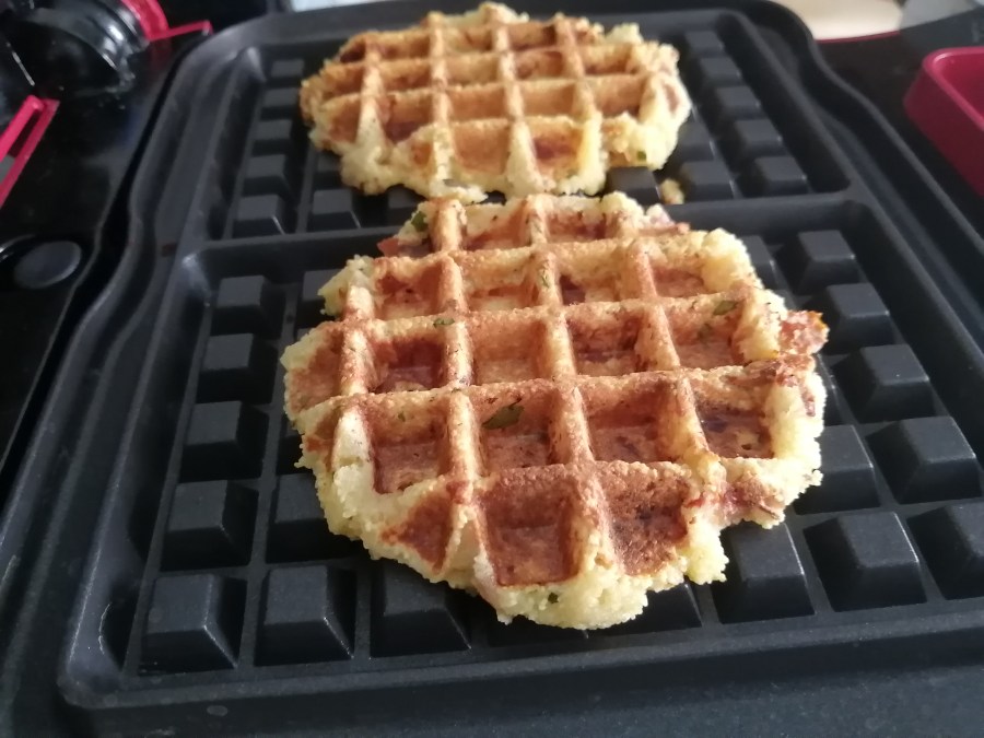Gaufres de semoule méditerranéennes